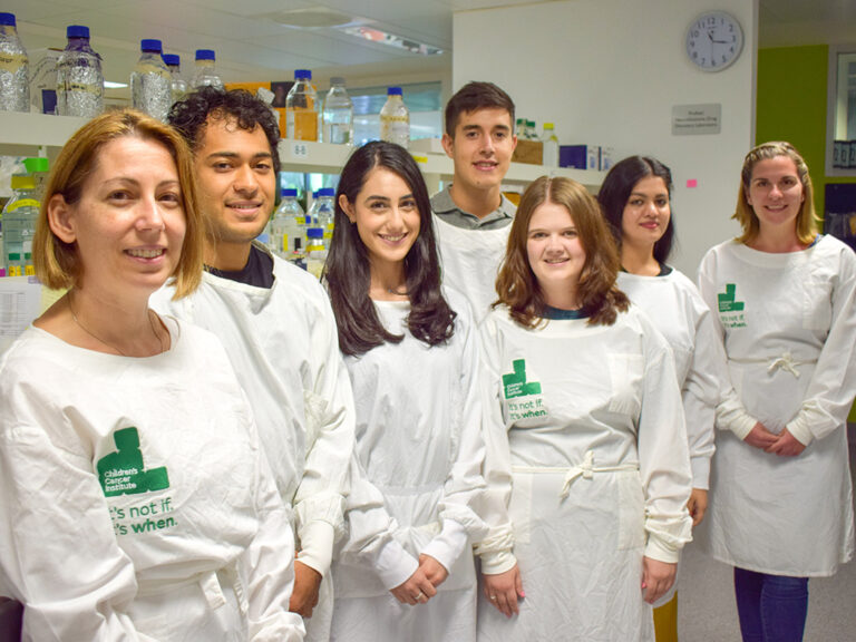 The team at the Children's Cancer Institute in Australia