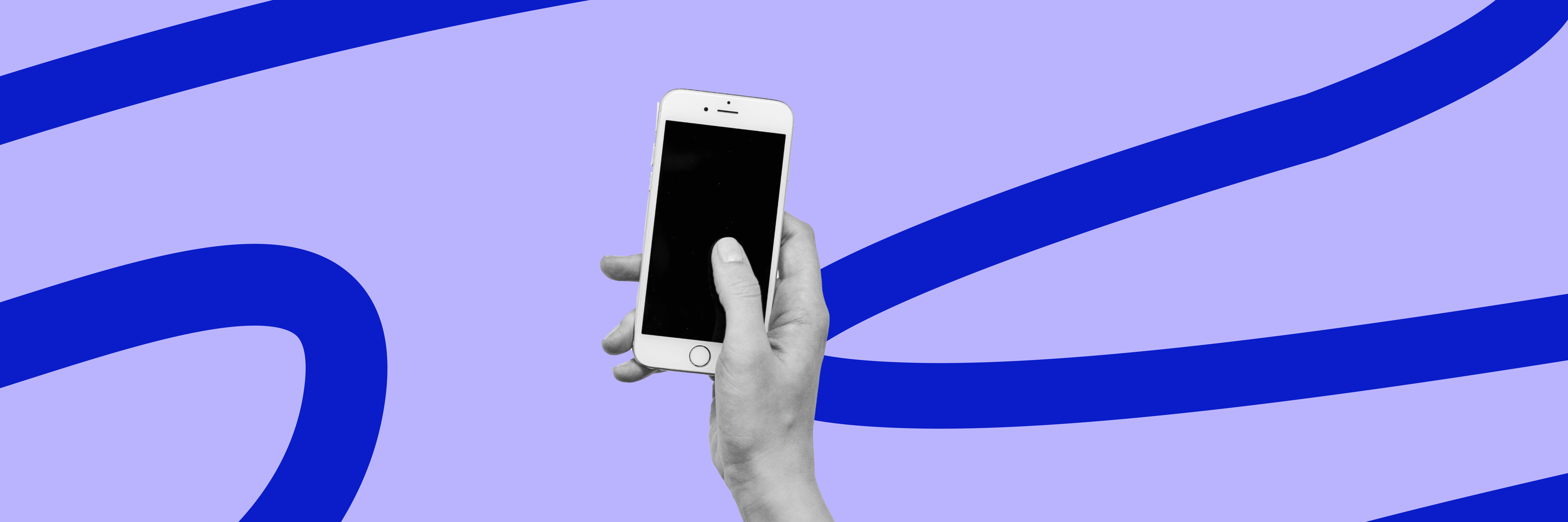 Image of hand holding a phone